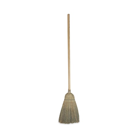 Boardwalk Warehouse Broom, Corn Fiber Bristles, 56" Overall Len, Natural, PK12 BWK932CCT